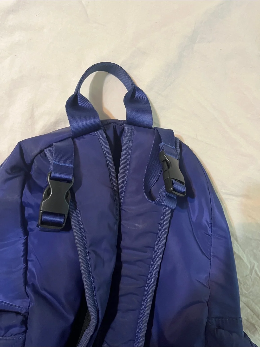 Baggallini Quilted Nylon Backpack Diaper Bag - Royal Blue